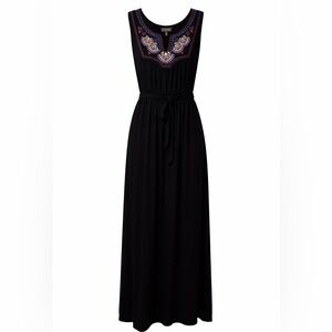 Luxology maxi dress black women’s size large